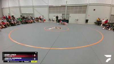 117 lbs Placement Matches (16 Team) - Avery Lynch, Michigan Red vs Jordyn Anderson, Virginia Blue