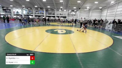 91 lbs Consi Of 8 #1 - Kevin Ogaldez, Providence BTS vs Dominic Kyser, Wrestlers Way