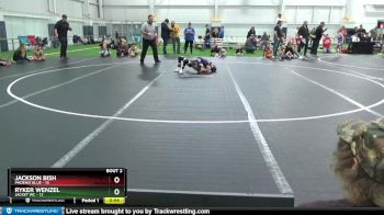 60 lbs Round 1 (6 Team) - Ryker Wenzel, Jacket WC vs Jackson Bish, Phoenix Blue