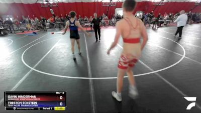 170 lbs Semifinal - Gavin Hinderman, Sarbacker Wrestling Academy vs Treston Eckstein, Team Nazar Training Center