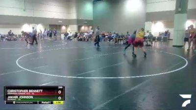 285 lbs Round 2 (6 Team) - Jakari Johnson, OutKast vs Christopher Bennett, Nebraska Hangin` 10`s