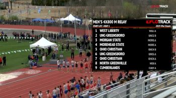 Men's 4x800m Relay, Heat 1