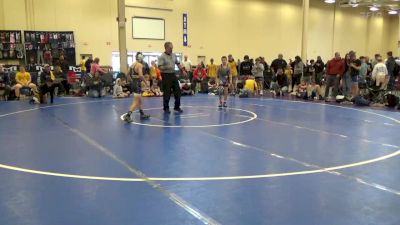 85 lbs Rr Rnd 2 - Derek Rogers, Indiana Outlaws K-8 vs Gabe Dickun, Steller Trained Mantis K-8