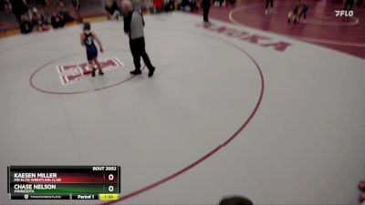 92 lbs Round 1 - Kaesen Miller, MN Elite Wrestling Club vs Chase Nelson, Minnesota