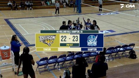 Replay: Towson vs Hampton - Women's | Sep 17 @ 1 PM