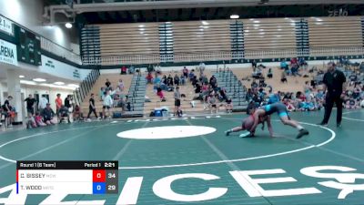 138 lbs Round 1 (6 Team) - CARSON BISSEY, MAURER COUGHLIN WRESTLING CLUB vs TONY WOOD, WARRIOR RTC