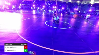 46 lbs Semifinal - Jaime Hernandez, Fort Lupton vs Josiiah Martinez, ReZults Wrestling