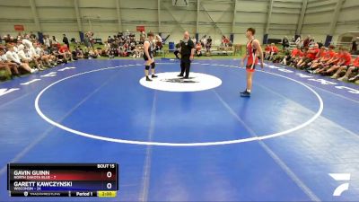 220 lbs Quarters & 1st Wb (16 Team) - Gavin Guinn, North Dakota Blue vs Garett Kawczynski, Wisconsin