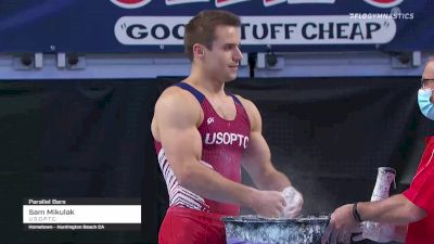 Sam Mikulak - Parallel Bars, U.S.O.P.T.C. - 2021 US Championships Senior Competition International Broadcast