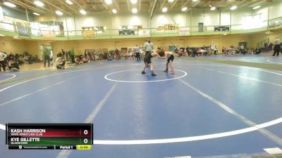 70 lbs Cons. Semi - Kash Harrison, Wave Wrestling Club vs Kye Gillette, Gladiators