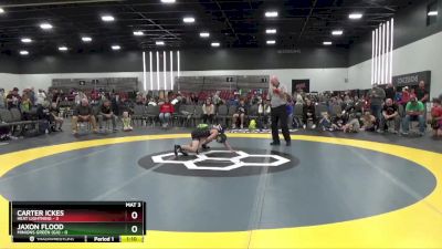 75 lbs Placement Matches (8 Team) - Carter Ickes, Heat Lightning vs Jaxon Flood, Minions Green (GA)