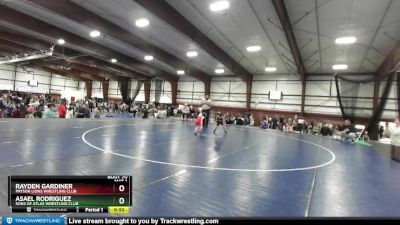 40 lbs Semifinal - Asael Rodriguez, Sons Of Atlas Wrestling Club vs Rayden Gardiner, Payson Lions Wrestling Club