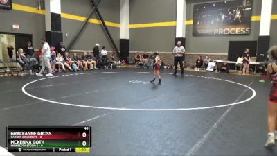 46 lbs Round 1 (4 Team) - Graceanne Gross, Badger Girls Elite vs Mckenna Goth, Minnesota Storm 2