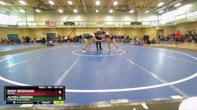 130-135 lbs Round 1 - Emmy Begemann, FULTON vs Alyssa Dawson, Lebanon High School