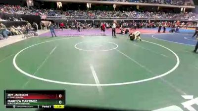 5A 126 lbs Quarterfinal - Maritza Martinez, Burleson Centennial vs Joy Jackson, El Paso Burges