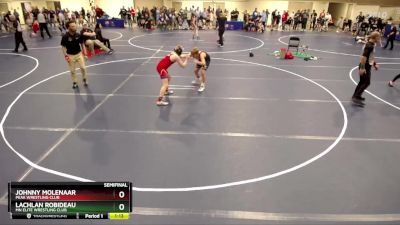 135 lbs Semifinal - Lachlan Robideau, MN Elite Wrestling Club vs Johnny Molenaar, Peak Wrestling Club