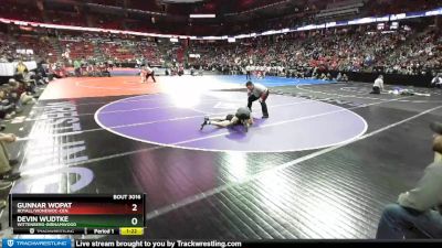 D3-126 lbs Champ. Round 1 - Devin Wudtke, Wittenberg-Birnamwood vs Gunnar Wopat, Royall/Wonewoc-Cen.