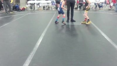 60 lbs Round 1 (3 Team) - Garrett Raley, Florida Scorpions vs Max Elliott, Smithfield Youth Wrestling