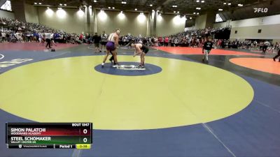 190 lbs Cons. Round 5 - Simon Palatchi, Woodward Academy vs Steel Schomaker, Valley Center HS