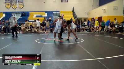 195 lbs Finals (8 Team) - Ansel Cervantes, South Dade vs Jomar Sanchez, Osceola (Kissimmee)