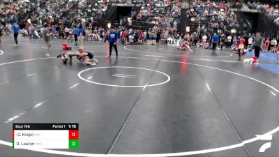 85-92 lbs Semifinal - Carson Krejci, Aurora Wrestling Club vs Owen Launer, Kearney Matcats