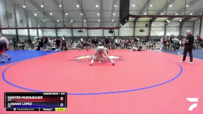 215 lbs Cons. Semi - Sawyer Muehlbauer, WA vs Lusiano Lopez, OR