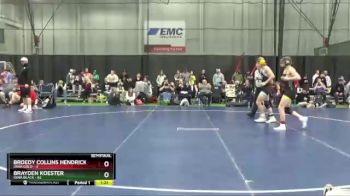 160 lbs Semis & 1st Wrestleback (8 Team) - Brayden Koester, Iowa Black vs Broedy Collins Hendricks, Iowa Gold