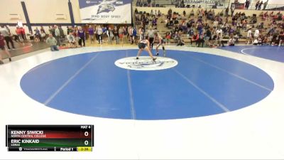 149 lbs Champ. Round 2 - Kenny Siwicki, North Central College vs Eric Kinkaid, Loras