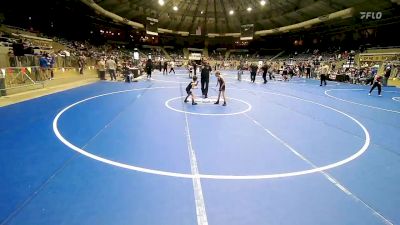 49 lbs Semifinal - Michael Robison, Skiatook Youth Wrestling 2022-23 vs Brixon Beach, Coweta Tiger Wrestling