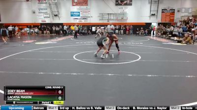 105 lbs Cons. Round 3 - Lacatia Mason, Four Rivers vs Zoey Beam, Grant Union/Prairie City