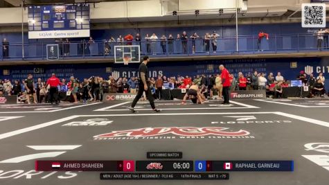 Ahmed Shaheen vs Raphael Garneau 2024 ADCC Montreal Open