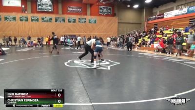 125 lbs Cons. Round 4 - Erik Ramirez, Menlo Wrestling CLub vs Christian Espinoza, Cerritos