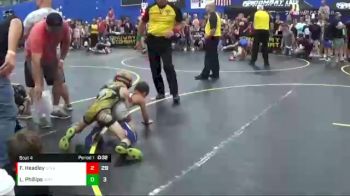 60 lbs Round 2 (6 Team) - Fletcher Headley, Steel Valley vs Levi Phillips, Ares