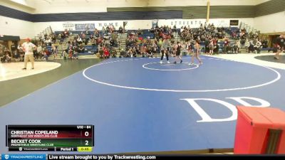 84 lbs Quarterfinal - Christian Copeland, NorthEast 509 Wrestling Club vs Becket Cook, Prometheus Wrestling Club