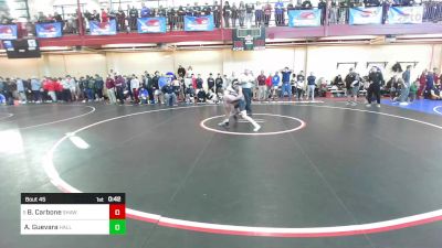 120 lbs Round Of 64 - Brayton Carbone, Shawsheen vs Alonzo Guevara, Hall