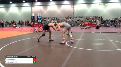 197 lbs Consi of 16 #1 - Cody Vigoren, Wyoming vs Tanner Orndorff, Utah Valley Univ