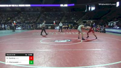 133 lbs Prelims - Dominic Dentino, Wisconsin vs Travis Piotrowski, Illinois