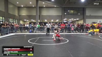 85 lbs Quarterfinal - Konnor Cersovsky, Emporia vs Colyer Williams, Renegades