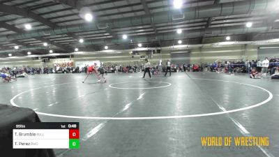 95 lbs Consi Of 16 #1 - Tanner Brumble, BullTrained vs Thomas Perez, Reverence Wrestling Club