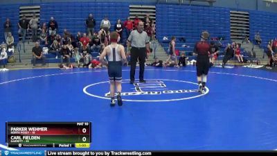 90 lbs Placement (4 Team) - Maverick Hoehn, North Posey vs Brycen Cary, Garrett