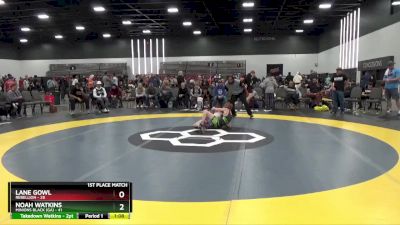 90 lbs Placement Matches (8 Team) - Lane Gowl, Rebellion vs Noah Watkins, Minions Black (GA)