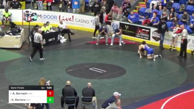 124 lbs Semifinal - Austin Bernash, Kiski vs Kamdyn Borrero, Diocese Of Erie