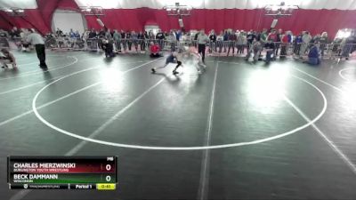 110 lbs Semifinal - Charles Mierzwinski, Burlington Youth Wrestling vs Beck Dammann, Wisconsin