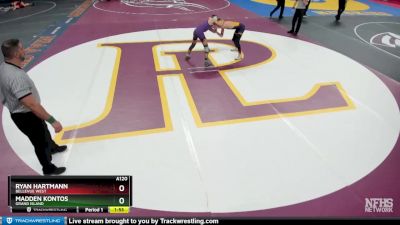 Quarterfinal - Ryan Hartmann, Bellevue West vs Madden Kontos, Grand Island