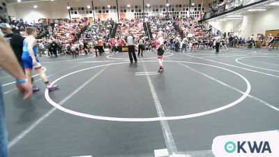 131 lbs Semifinal - Allissa Tugmon, Locust Grove Youth Wrestling vs Fisher Hill, Vinita Kids Wrestling