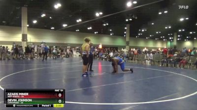 285 lbs Cross Bracket (8 Team) - Azaeis Miner, Indy Giants vs Devin Johnson, Longwood