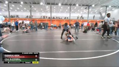 46/49 Cons. Semi - Cole Blackwell, Team Bear Wrestling Club vs Phinneas Aron, Seymour Youth Wrestling Club