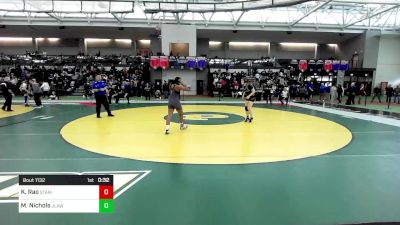 138 lbs Consi Of 8 #2 - Kripa Rao, Stamford vs Mackenzie Nichols, Jonathan Law