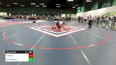 132 lbs Round Of 256 - Kyle Gallo, FL vs Will Anderson, AL