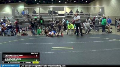 96 lbs 3rd Place Match - Andrew Frazier, Silverback Academy vs Tatianna Castillo, Michigan Grappler RTC